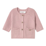 Mayoral Cardigan Tinta Unita Traforato per Neonata 1307 ROSA MAYORAL 