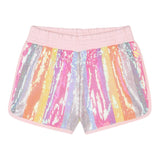 Billieblush Short Tinta Unita con Paillettes per Neonata U21067 ROSA BillIEBLUSH 