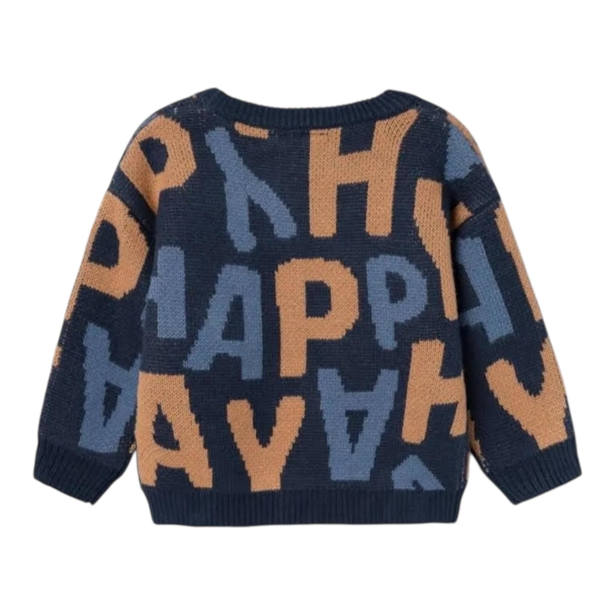 NAME.IT maglia girocollo stampa fantasia Blu per Bambino 13233156J BLU NAME.IT 