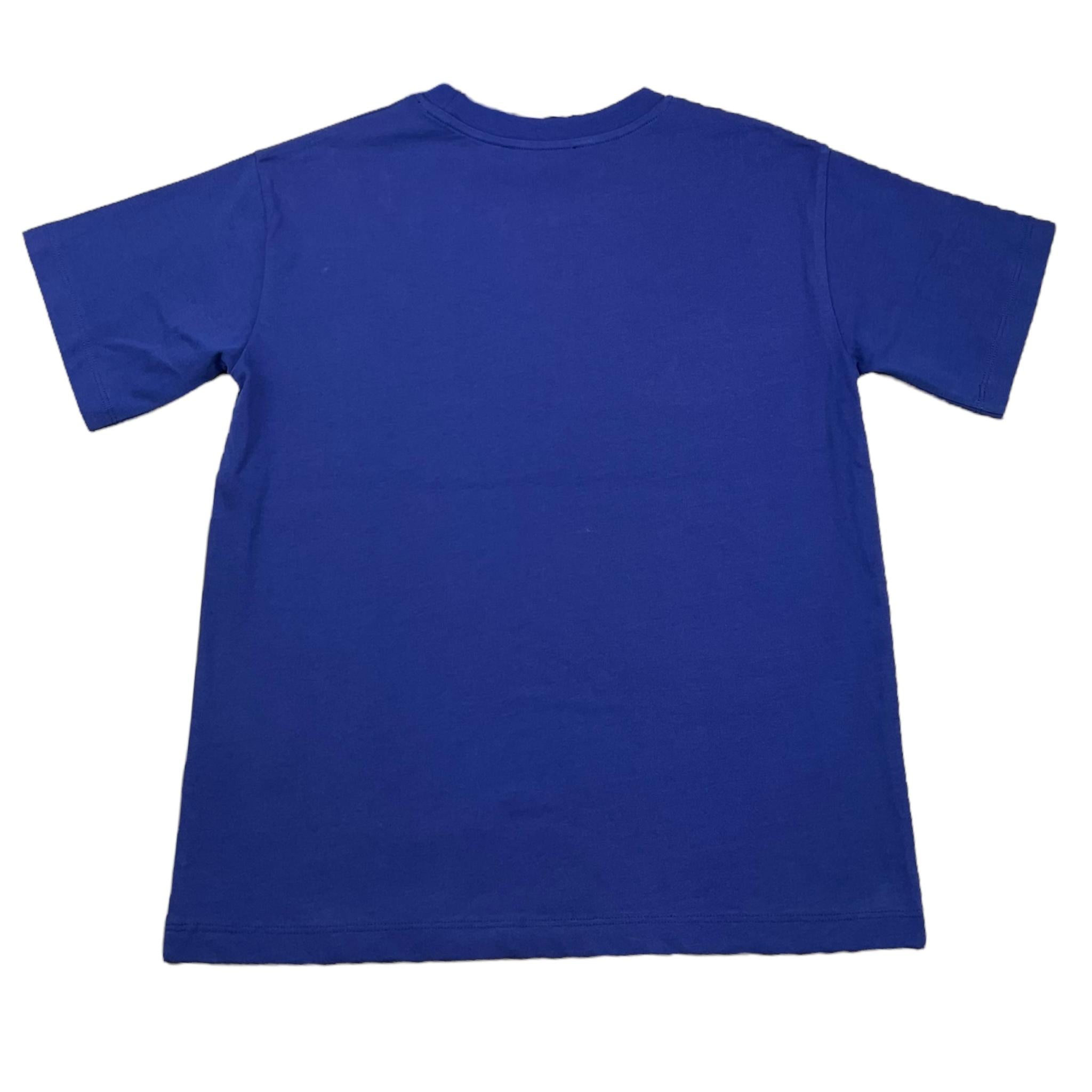 JOHN RICHMOND t-shirt girocollo tinta unita con stampa in contrasto Blu per Bambino RBA25219TS BLU JOHN RICHMOND 