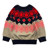 TRUSSARDI maglia girocollo tinta unita con stampa Blu per Neonato TIA2521MA BLU TRUSSARDI 