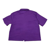 Hinnominate Camicia Mezza Manica Modello Crop Tinta Unita per Bambina 3646CY00096 VIOLA HINNOMINATE 