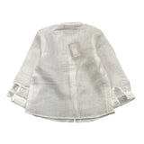 Little Bear Camicia Tinta Unita con Colletto Coreano per Neonato 8222N BIANCO LITTLE BEAR 