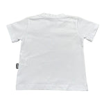 Daniele Alessandrini T-Shirt Tinta Unita con Stampa per Neonato 1296M00226X BIANCO DANIELE ALESSANDRINI 