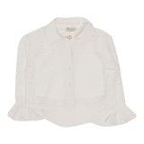 Twinset Set Camicia-Canotta Tinta Unita Traforata per Bambina 251GJ2QR0 BIANCO TWINSET 