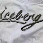 Iceberg T-Shirt Girocollo Tinta Unita con Stampa per Bambina TSICE5159J BIANCO ICEBERG 