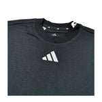 Adidas T-Shirt Girocollo Tinta Unita con Logo per Bambino JC9776 NERO Adidas 