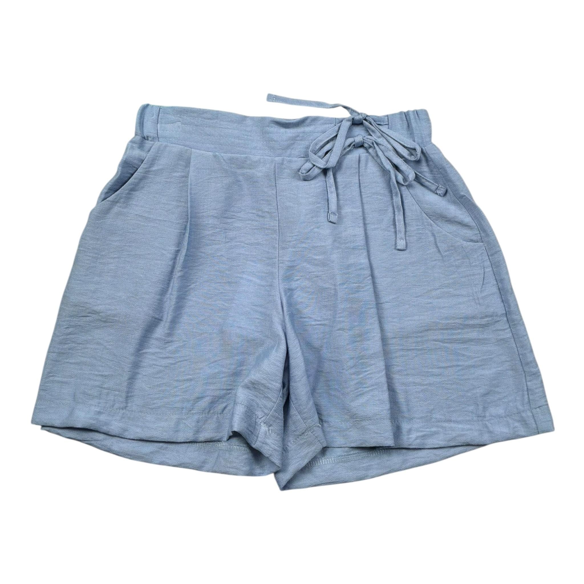 Meilisa Bai Short tinta unita con Elastico In Vita Azzurro per Bambina FL6369 AZZURRO MEILISA BAI 