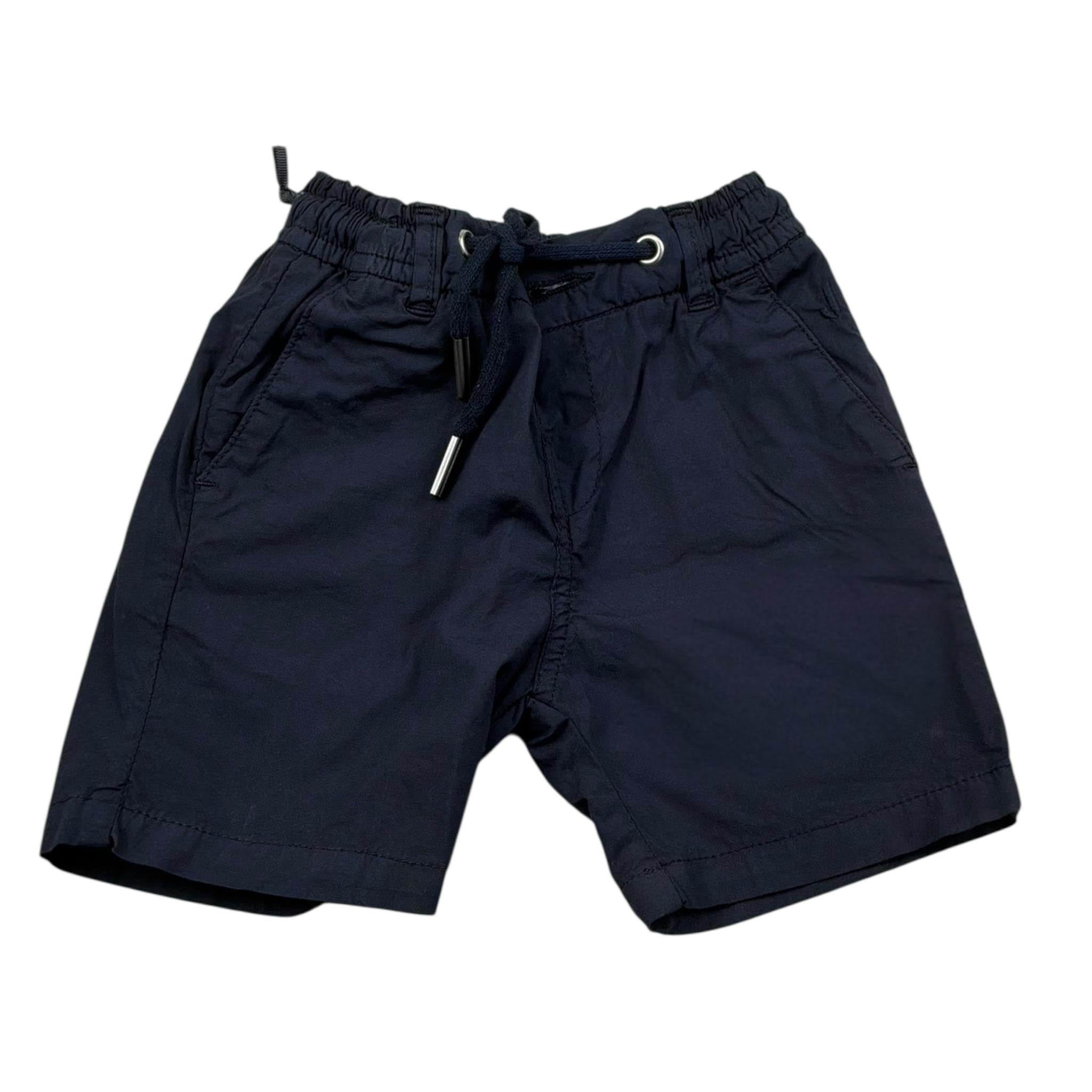 Jeckerson Bermuda Tinta Unita con Elastico In Vita per Neonato JN4021 BLU JECKERSON 