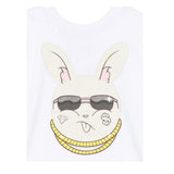Sprayground T-Shirt Girocollo Tinta Unita con Stampa per Bambino SPY1254 BIANCO SPRAYGROUND 