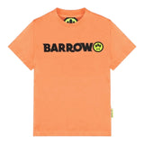 Barrow Kids T-Shirt Girocollo Tinta Unita con Logo per Bambino S5BKJUTH082 ARANCIONE BARROW KIDS 