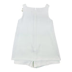 Elisabetta Franchi Tuta Intera Corta Tinta Unita  per Bambina EFTA101 BIANCO ELISABETTA FRANCHI 