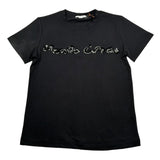 Manila Grace T-Shirt Girocollo Tinta Unita con Stampa per Bambina 162TMJS25 NERO MANILA GRACE 