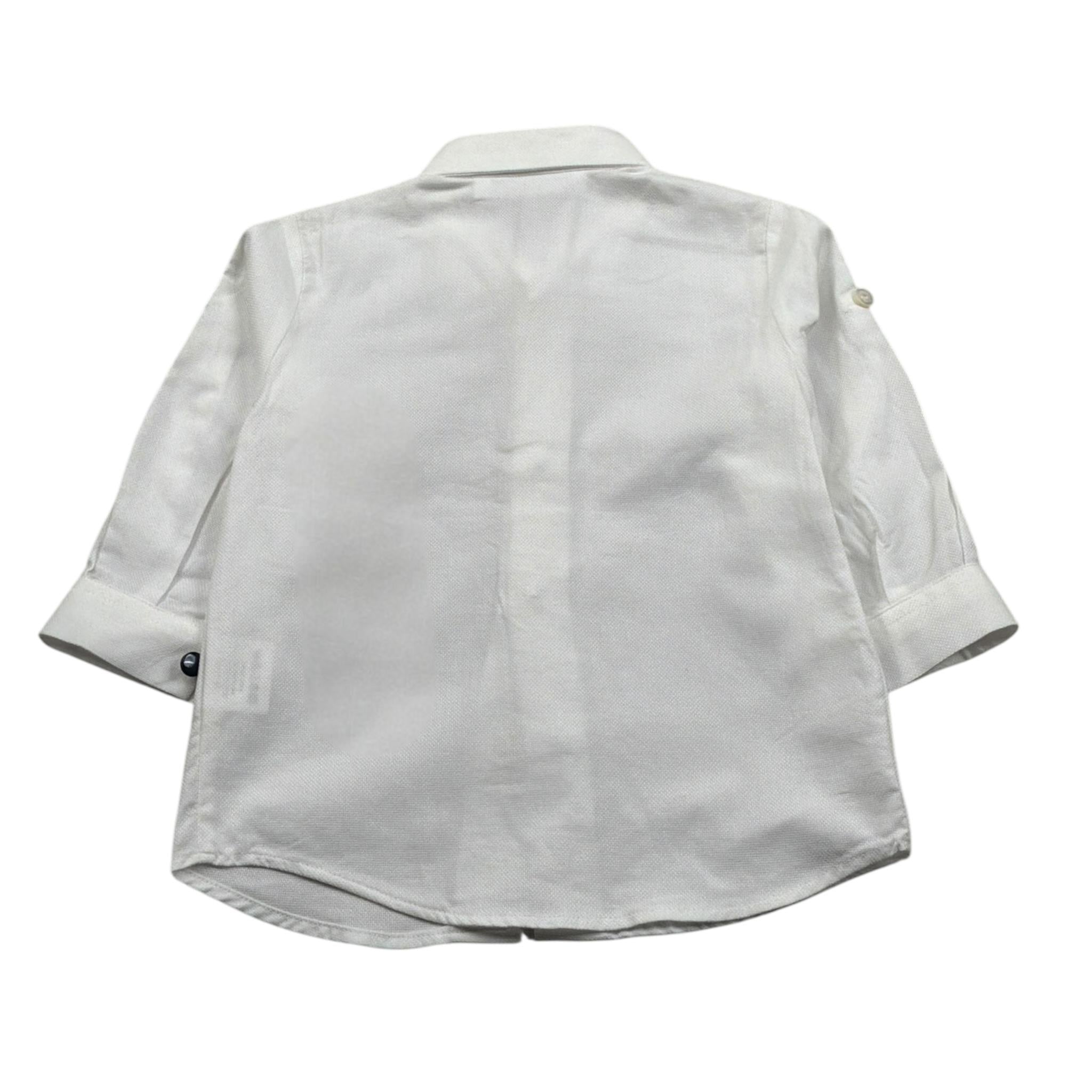 Colori Chiari Camicia Manica Lunga tinta unita Bianco per Neonato CLRC BIANCO COLORI CHIARI 
