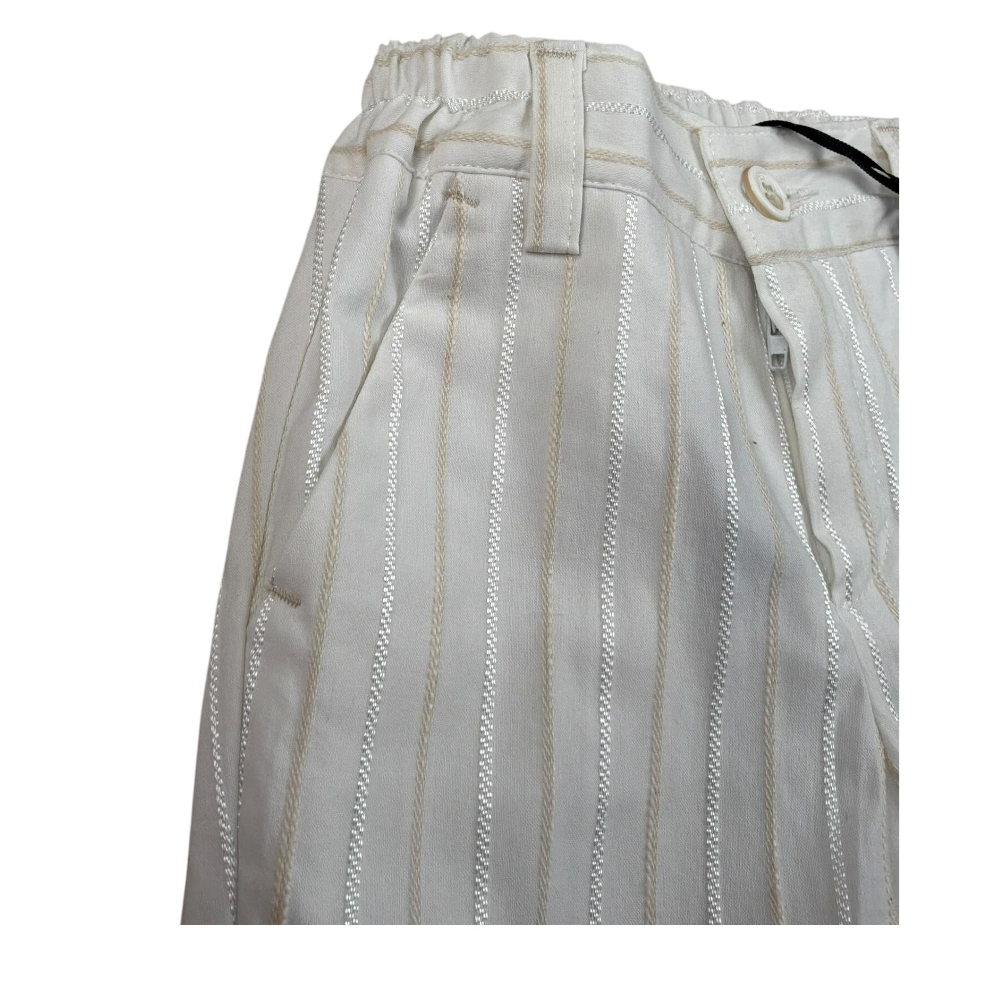 Emanuel Pris Pantalone Tinta Unita con Elastico In Vita per Neonato EPT6200NN PANNA EMANUEL PRIS 