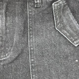 #2.0 MILANO jeans tinta unita con girovita regolabile Nero per Bambina J61 NERO #2.0 MILANO 