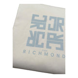 John Richmond Coperta Tinta Unita con Stampa per Neonato RLP26003CE BIANCO/AZZURRO JOHN RICHMOND 