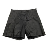 ANIYE BY GIRL short in ecopelle tinta unita Nero per Bambina 032358 NERO ANIYE BY GIRL 