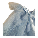 A' La Page Abito Giromanica Tinta Unita In Tulle per Bambina ORCHIDEAX AZZURRO A' LA PAGE 