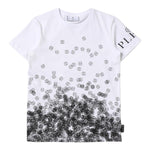 Philipp Plein T-Shirt Girocollo tinta unita con Stampe Bianco per Bambino 2PM007 BIANCO PHILIPP PLEIN 
