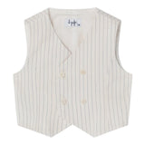 Il Gufo Gilet Tinta Unita per Neonato P25GI055C1086 PANNA IL GUFO 