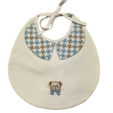 PETIT bavetta tinta unita con ricamo orso Panna per Neonato S5016366 PANNA PETIT 