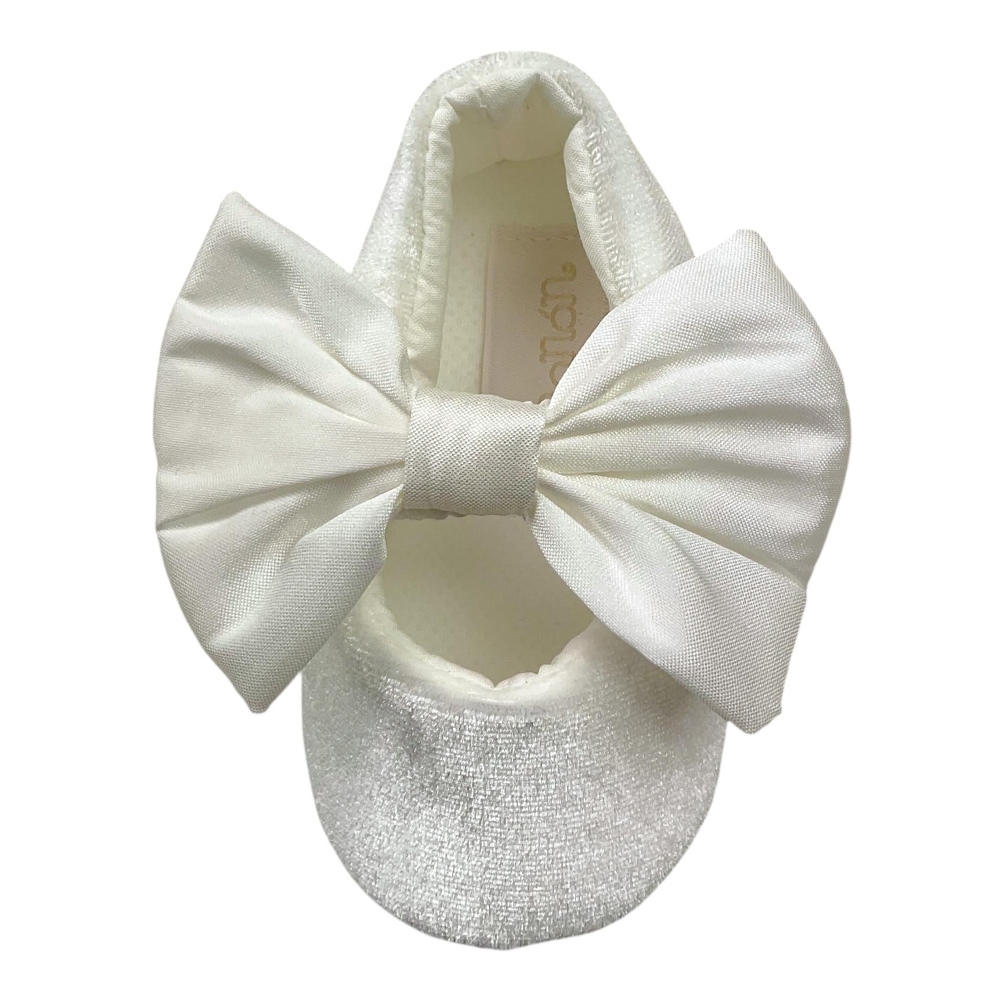 NANAN ballerine tinta unita con fiocco Bianco per Neonata I24437A8P BIANCO NANAN 