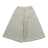 Per Te Pantalone Modello Palazzo Fantasia A Righe Bianco/Beige per Neonata 34257 BIANCO/BEIGE PER TE 