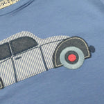 Malvi & Co T-Shirt tinta unita con Stampa Azzurro per Bambino S25B206CAJJJ AZZURRO MALVI & CO 
