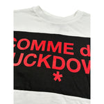 Comme Des Fuckdown T-Shirt Girocollo tinta unita con Stampa Bianco per Bambino TSCD2115J BIANCO COMME DES FUCKDOWN 