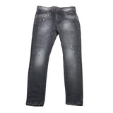 J CHEAP jeans tinta unita con girovita regolabile Nero per Bambino FAC01 NERO J CHEAP 