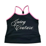 Juicy Couture Top Tinta Unita A Bretelle per Bambina JBX6671 NERO JUICY COUTURE 