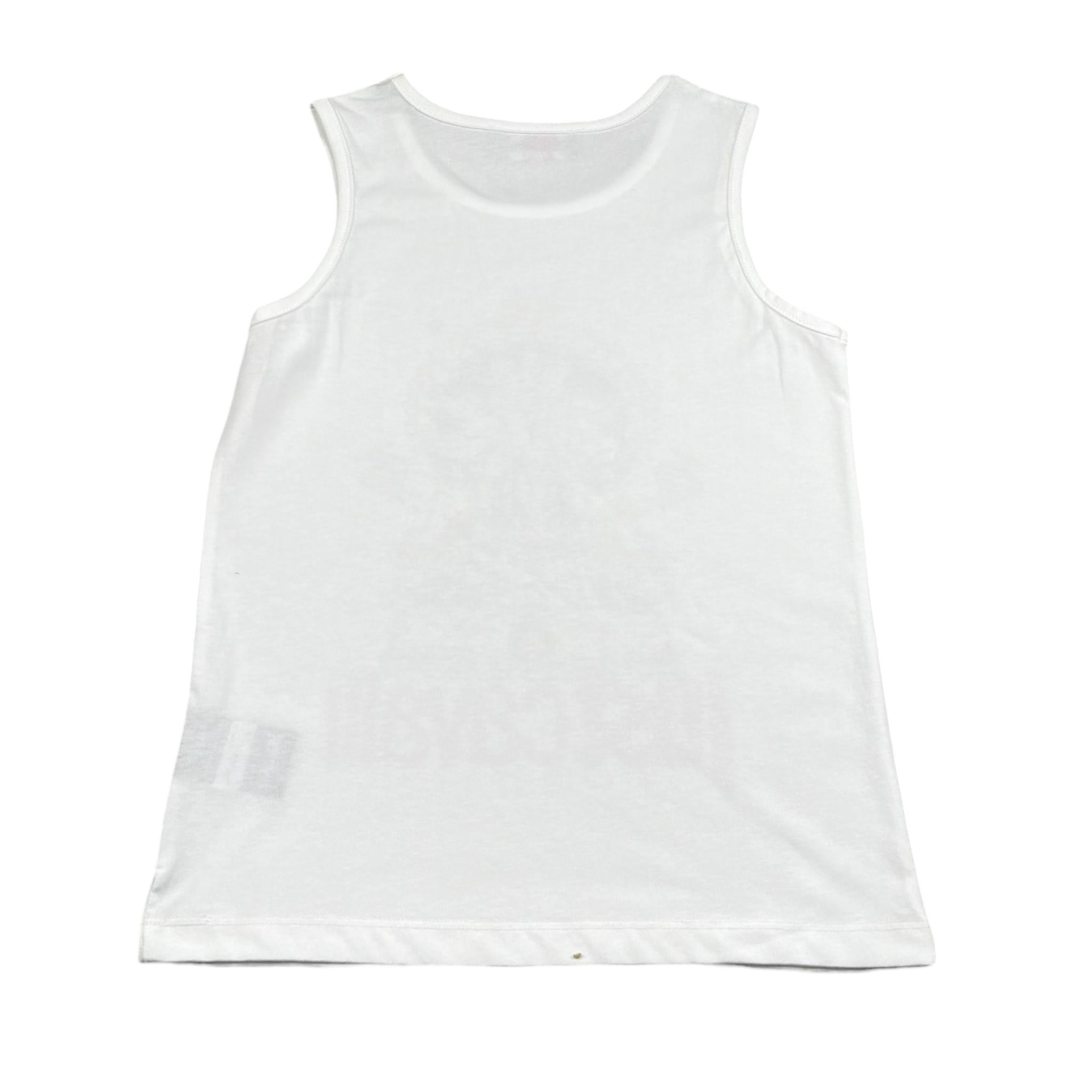 Just Cavalli Canotta Tinta Unita con Stampa per Bambina JGP26124CN BIANCO JUST CAVALLI 