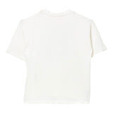 Elisabetta Franchi T-Shirt Girocollo Tinta Unita con Logo per Bambina EFTS217 BIANCO ELISABETTA FRANCHI 