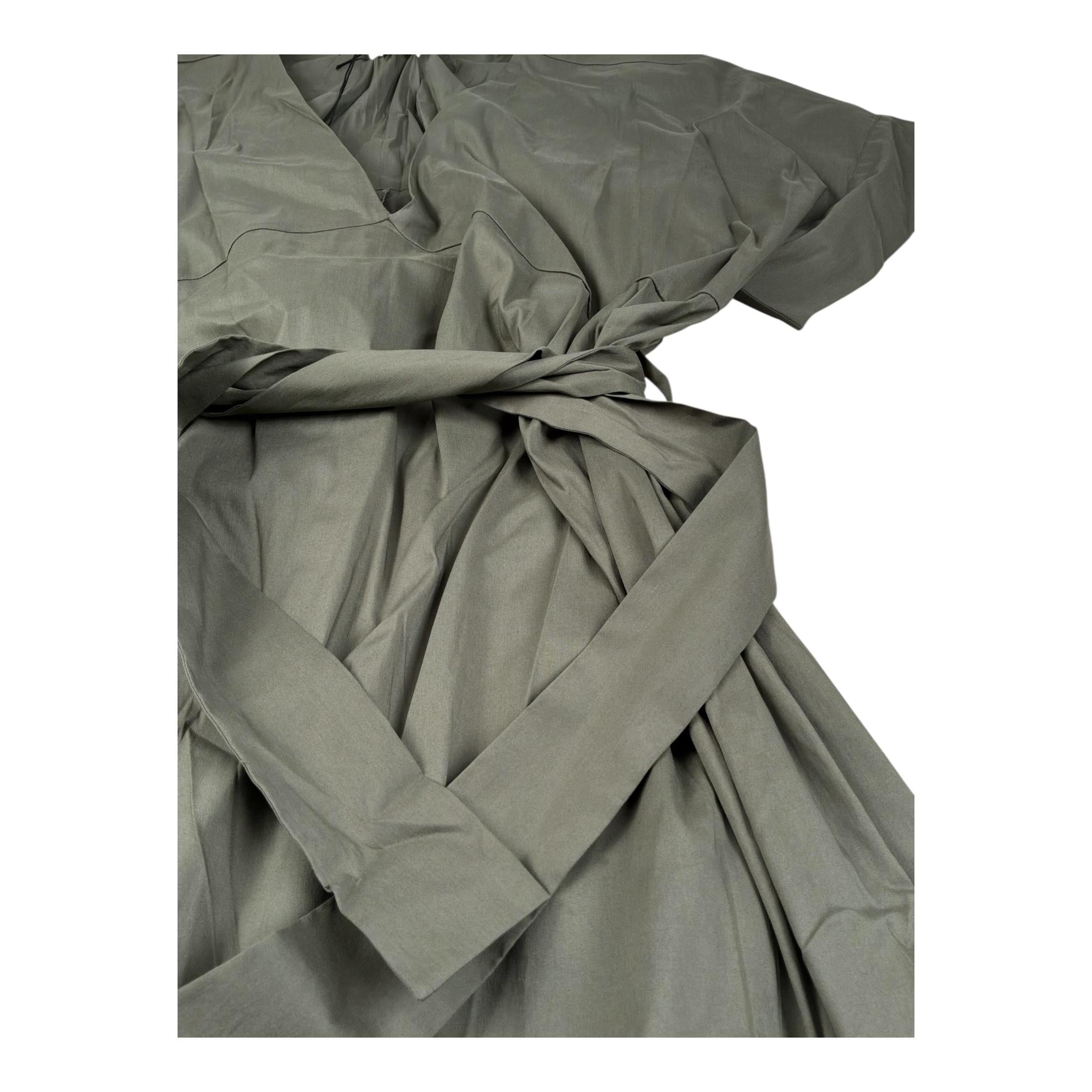 Xacus Abito Mezza Manica Tinta Unita per Bambina 15127 VERDE XACUS 