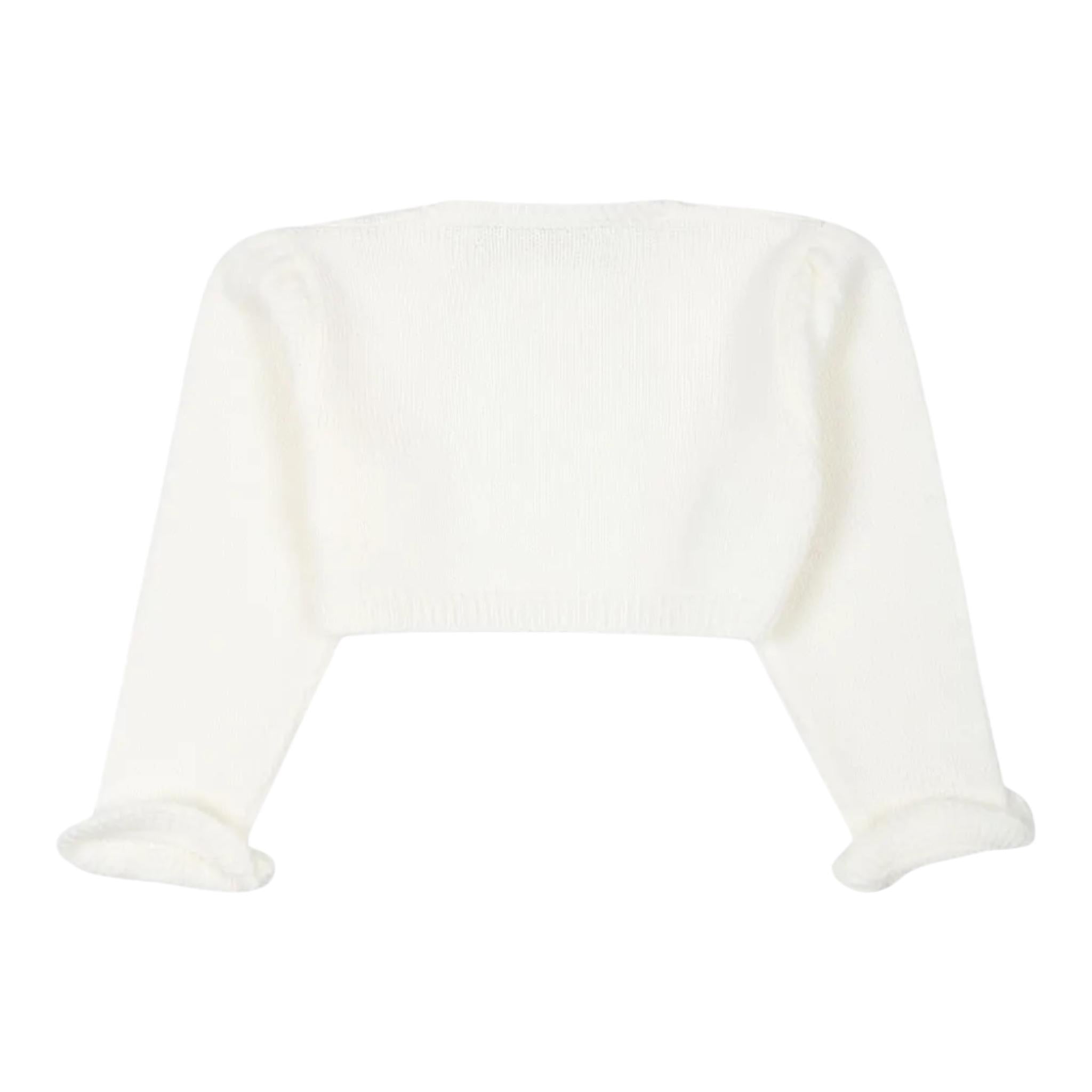 LA STUPENDERIA coprispalle tinta unita Bianco per Neonata WCSP62 BIANCO LA STUPENDERIA 