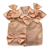 Miss Grant Camicia Mezza Manica Fantasia Maculata per Bambina MG1234J PESCA MISS GRANT 