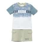 Guess Completo 2 Pezzi T-Shirt-Bermuda per Bambino N5RG078HM4 BIANCO GUESS 