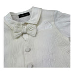 Monnalisa Completo 2 Pezzi Camicia-Bermuda per Neonato 28A592 PANNA MONNALISA 
