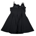 Elisabetta Franchi Abito A Bretelle Tinta Unita con Applicazioni per Bambina EFAB604X NERO ELISABETTA FRANCHI 