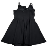 Elisabetta Franchi Abito A Bretelle Tinta Unita con Applicazioni per Bambina EFAB604X NERO ELISABETTA FRANCHI 