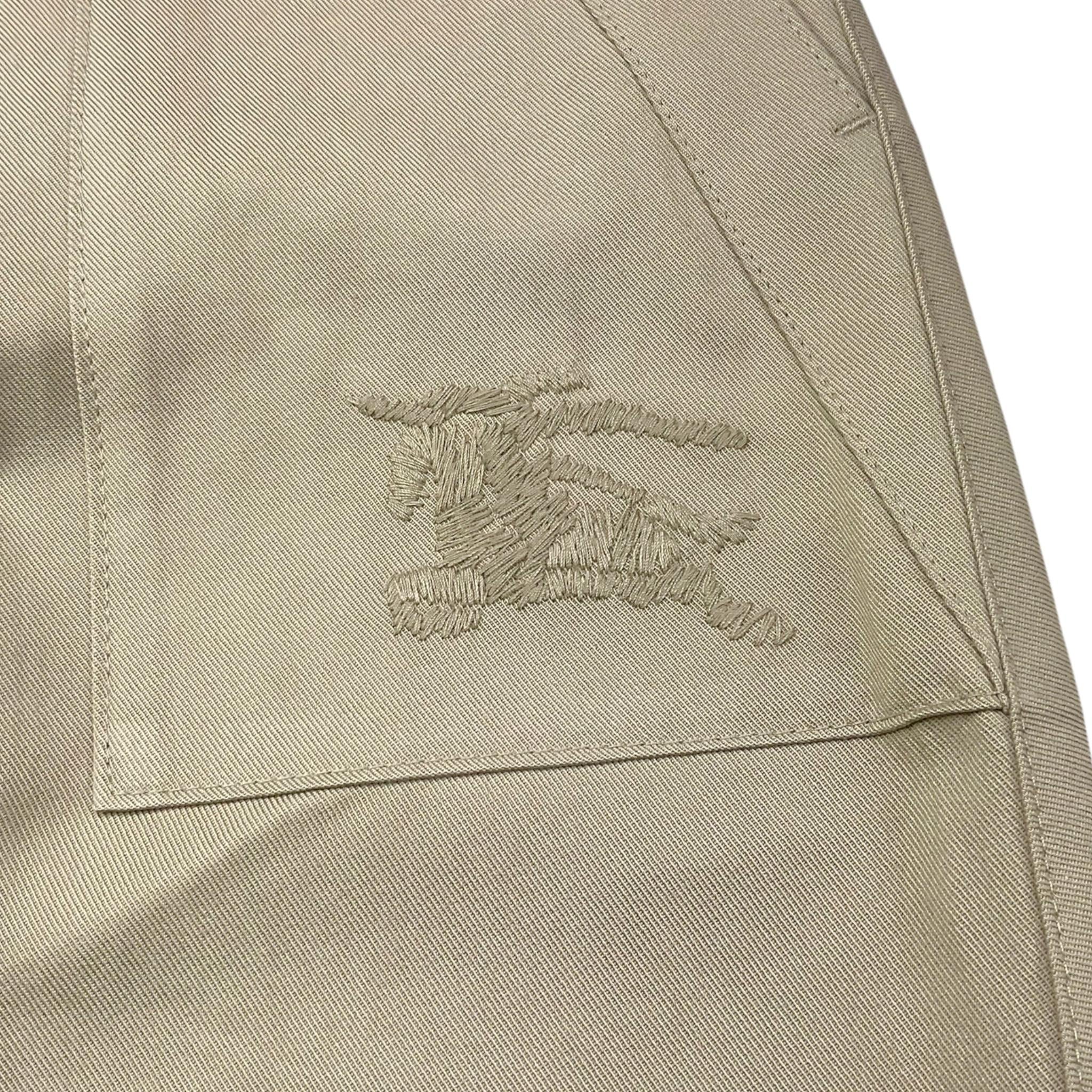 Burberry Pantalone Tinta Unita con Logo per Bambina 8088678 BEIGE BURBERRY 