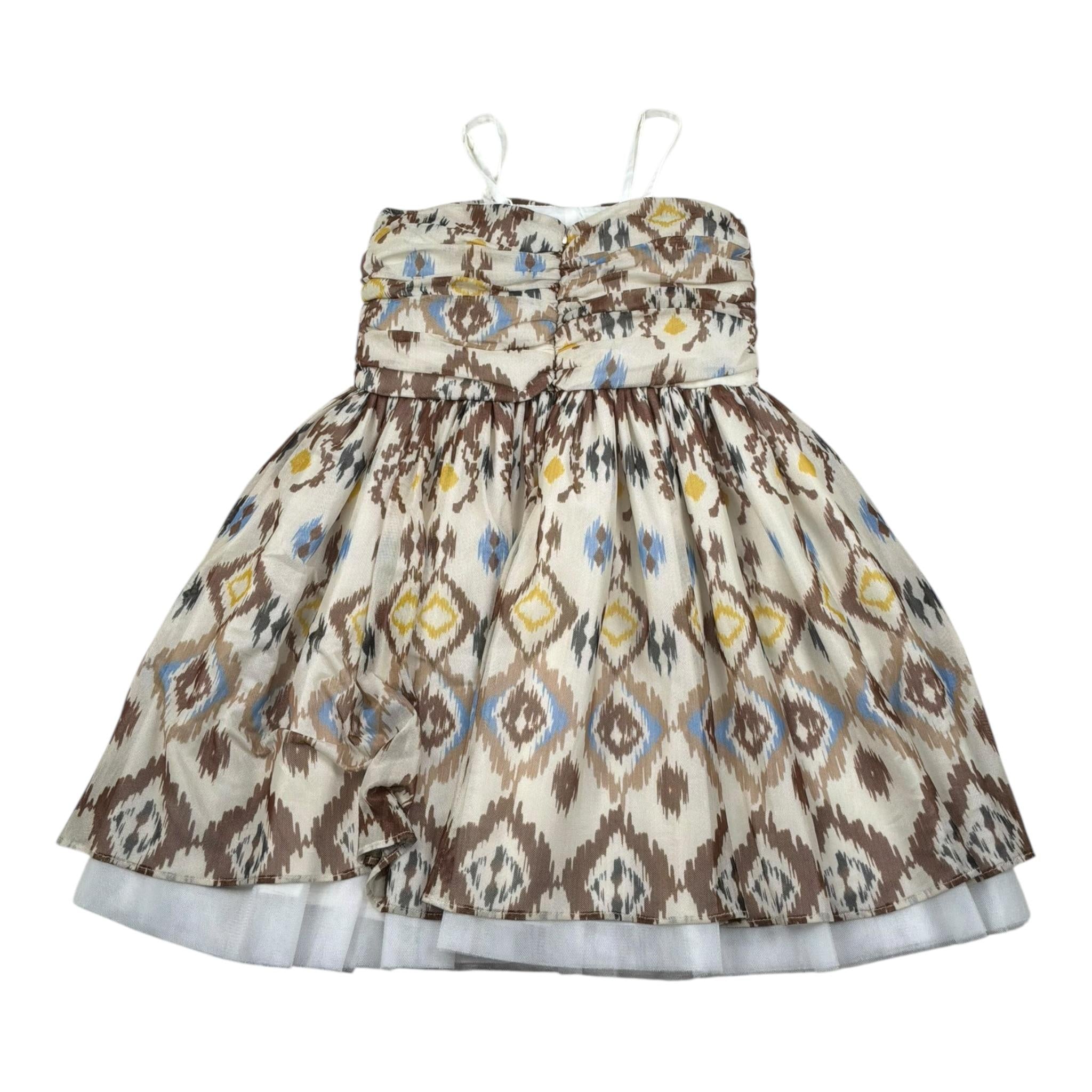 Naice Abito Bretelline Tinta Unita  per Bambina 23468 BEIGE NAICE 