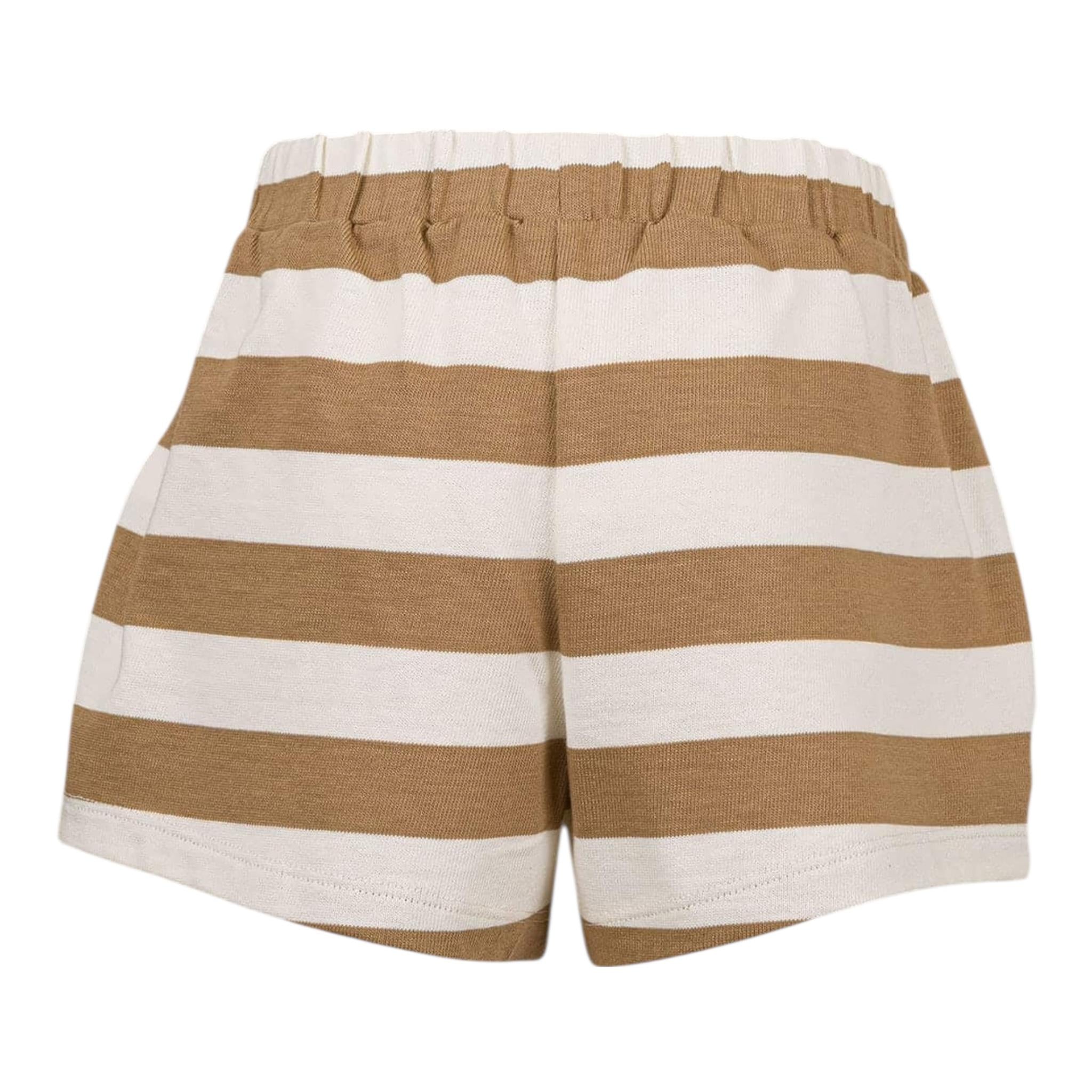 Dou Dou bermuda Fantasia A Righe Bicolore per Bambina DQ6Q29 BEIGE DOU DOU 