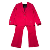 John Richmond Completo 2 Pezzi Giacca-Pantalone Tinta Unita per Bambina RGP26179JP FUXIA JOHN RICHMOND 