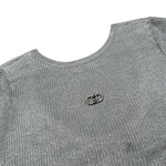Liu Jo T-Shirt Girocollo tinta unita Argento per Bambina GA5127XX ARGENTO LIU JO 