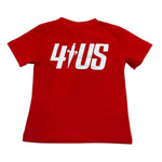 Cesare Paciotti T-Shirt Girocollo Tinta Unita con Stampa per Neonato TSP1147B ROSSO CESARE PACIOTTI 