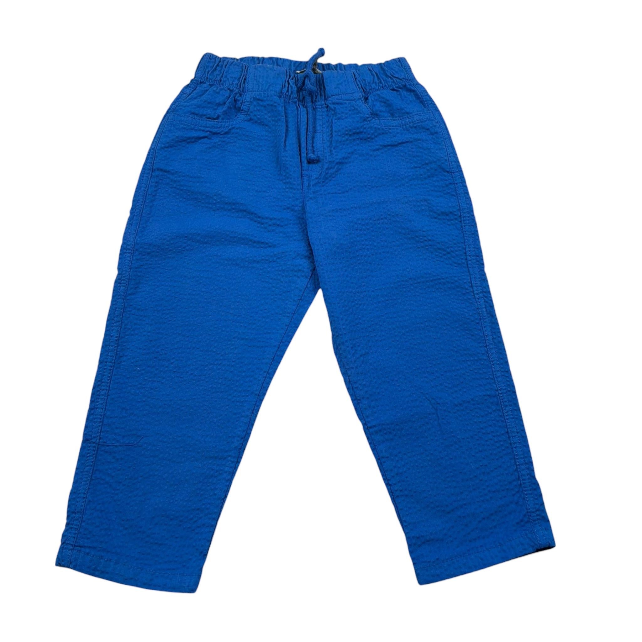 J.O. Milano Pantalone Tinta Unita con Elastico In Vita per Bambino 573C2J BLU J.O. MILANO 