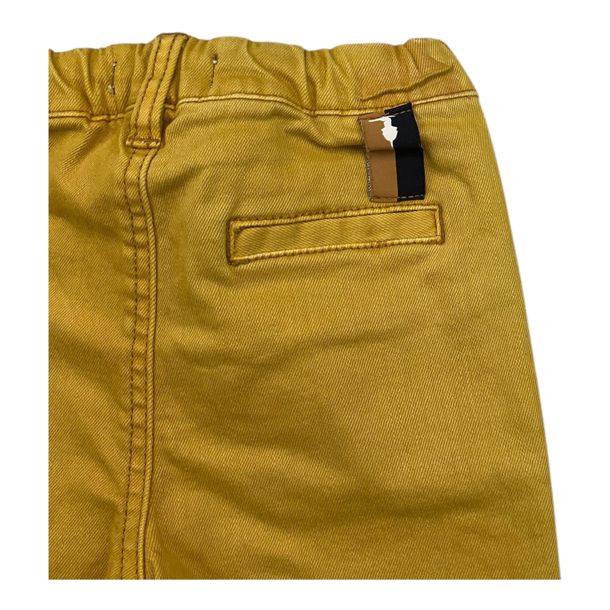 TRUSSARDI pantalone tinta unita con elastico in vita Giallo per Neonato TIA25087PA GIALLO TRUSSARDI 