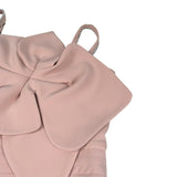 Fun & Fun Tuta Intera A Bretelle Tinta Unita con Tulle per Bambina FNCJJP00985XX ROSA FUN & FUN 